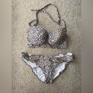 Victoria’s Secret Leopard Print Bikini Set